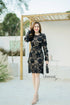 ORANGE JUICE Lace Embroidered Round Neck Dresses